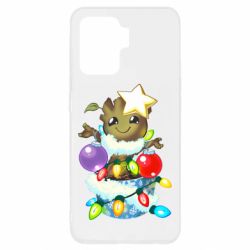 Чехол для Oppo Reno 5 Lite Groot in the garland - PrintSalon