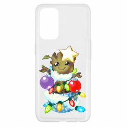 Чехол для Oppo Reno 5 4G Groot in the garland - PrintSalon