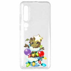 Чехол для Xiaomi Mi10/10 Pro Groot in the garland - PrintSalon