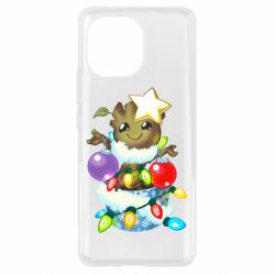 Чехол для Xiaomi Mi11 Groot in the garland - PrintSalon