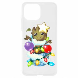 Чехол для Xiaomi Mi11 Lite Groot in the garland - PrintSalon