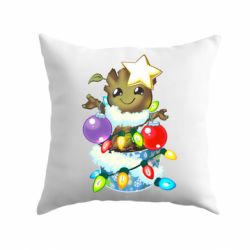 Подушка Groot in the garland-PrintSalon Подушка Groot in the garland