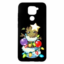 Чехол для Xiaomi Redmi Note 9/Redmi 10X Groot in the garland - PrintSalon