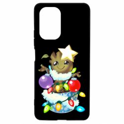 Чехол для Xiaomi Poco F3/K40 Groot in the garland - PrintSalon