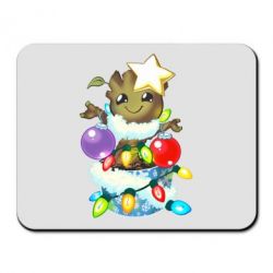 Коврик для мыши Groot in the garland - PrintSalon