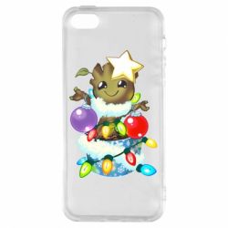 Чехол для iPhone5/5S/SE Groot in the garland - PrintSalon