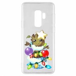 Чехол для Samsung S9+ Groot in the garland - PrintSalon