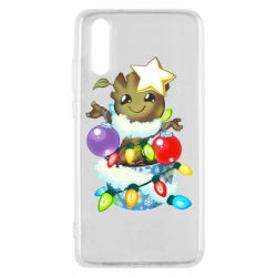 Чехол для Huawei P20 Groot in the garland - PrintSalon