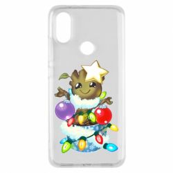 Чехол для Xiaomi Mi A2 Groot in the garland - PrintSalon