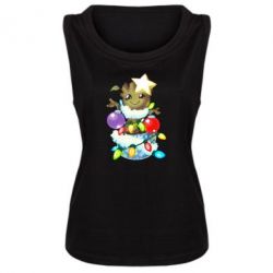 Женская майка Groot in the garland - PrintSalon