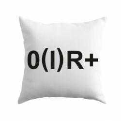 Подушка Группа крови (1)0+-PrintSalon Подушка Группа крови (1)0+