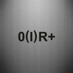 Наклейка Группа крови (1)0+ - PrintSalon