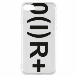 Чехол для iPhone 7 Группа крови (1)0+ - PrintSalon