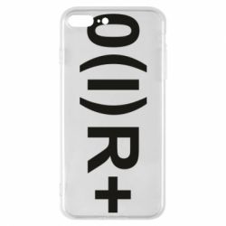 Чехол для iPhone 7 Plus Группа крови (1)0+ - PrintSalon