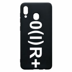 Чехол для Samsung A30 Группа крови (1)0+ - PrintSalon