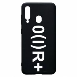 Чехол для Samsung A60 Группа крови (1)0+ - PrintSalon