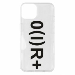 Чехол для iPhone 14 Группа крови (1)0+ - PrintSalon