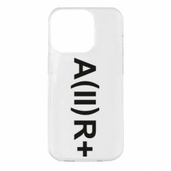 Чехол для iPhone 14 Pro Группа крови (2)А+ - PrintSalon