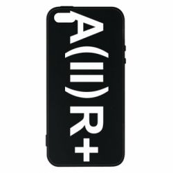 Чехол для iPhone5/5S/SE Группа крови (2)А+ - PrintSalon