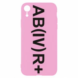 Чехол для iPhone XR Группа крови (4)АВ+ - PrintSalon