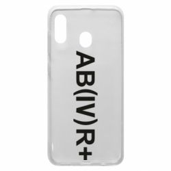 Чехол для Samsung A20 Группа крови (4)АВ+ - PrintSalon