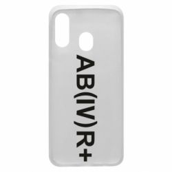 Чехол для Samsung A40 Группа крови (4)АВ+ - PrintSalon