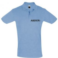 Мужское поло Группа крови (4)АВ- - PrintSalon