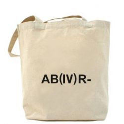 Эко-сумка Группа крови (4)АВ- - PrintSalon