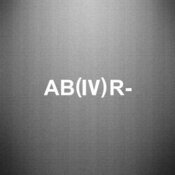 Наклейка Группа крови (4)АВ- - PrintSalon