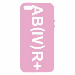 Чехол для iPhone5/5S/SE Группа крови (4)АВ+ - PrintSalon