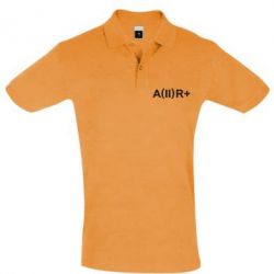 Мужское поло Группа крови (2)А+ - PrintSalon