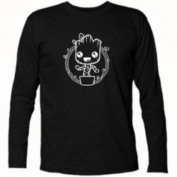 Футболка с длинным рукавом Grut with smile - PrintSalon