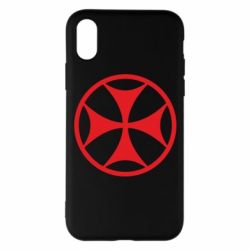Чехол для iPhone X/Xs Грузинский Крест - PrintSalon