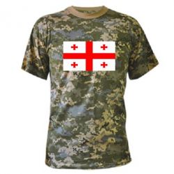 Камуфляжная футболка Грузия - PrintSalon