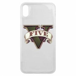 Чехол для iPhone Xs Max GTA 5 3D Logo - PrintSalon