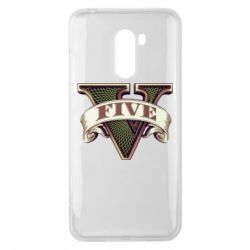 Чехол для Xiaomi Pocophone F1 GTA 5 3D Logo - PrintSalon