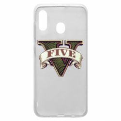 Чехол для Samsung A20 GTA 5 3D Logo - PrintSalon