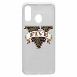 Чехол для Samsung A40 GTA 5 3D Logo - PrintSalon
