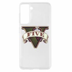 Чехол для Samsung S21 GTA 5 3D Logo - PrintSalon