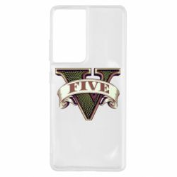 Чехол для Samsung S21 Ultra GTA 5 3D Logo - PrintSalon