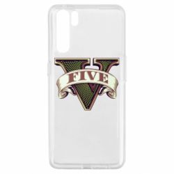 Чехол для Oppo A91/Reno3 GTA 5 3D Logo - PrintSalon