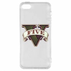 Чехол для iPhone5/5S/SE GTA 5 3D Logo - PrintSalon