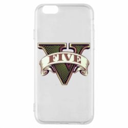 Чехол для iPhone 6/6S GTA 5 3D Logo - PrintSalon