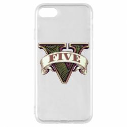 Чехол для iPhone 8 GTA 5 3D Logo - PrintSalon