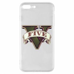 Чехол для iPhone 8 Plus GTA 5 3D Logo - PrintSalon
