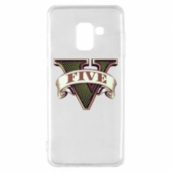 Чехол для Samsung A8 2018 GTA 5 3D Logo
