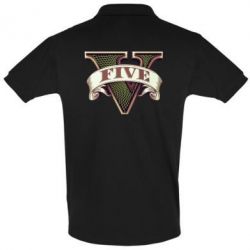 Мужское поло GTA 5 3D Logo - PrintSalon