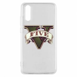 Чехол для Huawei P20 GTA 5 3D Logo - PrintSalon