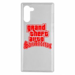 Чехол для Samsung Note 10 GTA San Andreas - PrintSalon