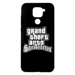Чехол для Xiaomi Redmi Note 9/Redmi 10X GTA San Andreas - PrintSalon